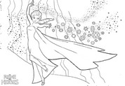 coloriage elsa liberee delivre